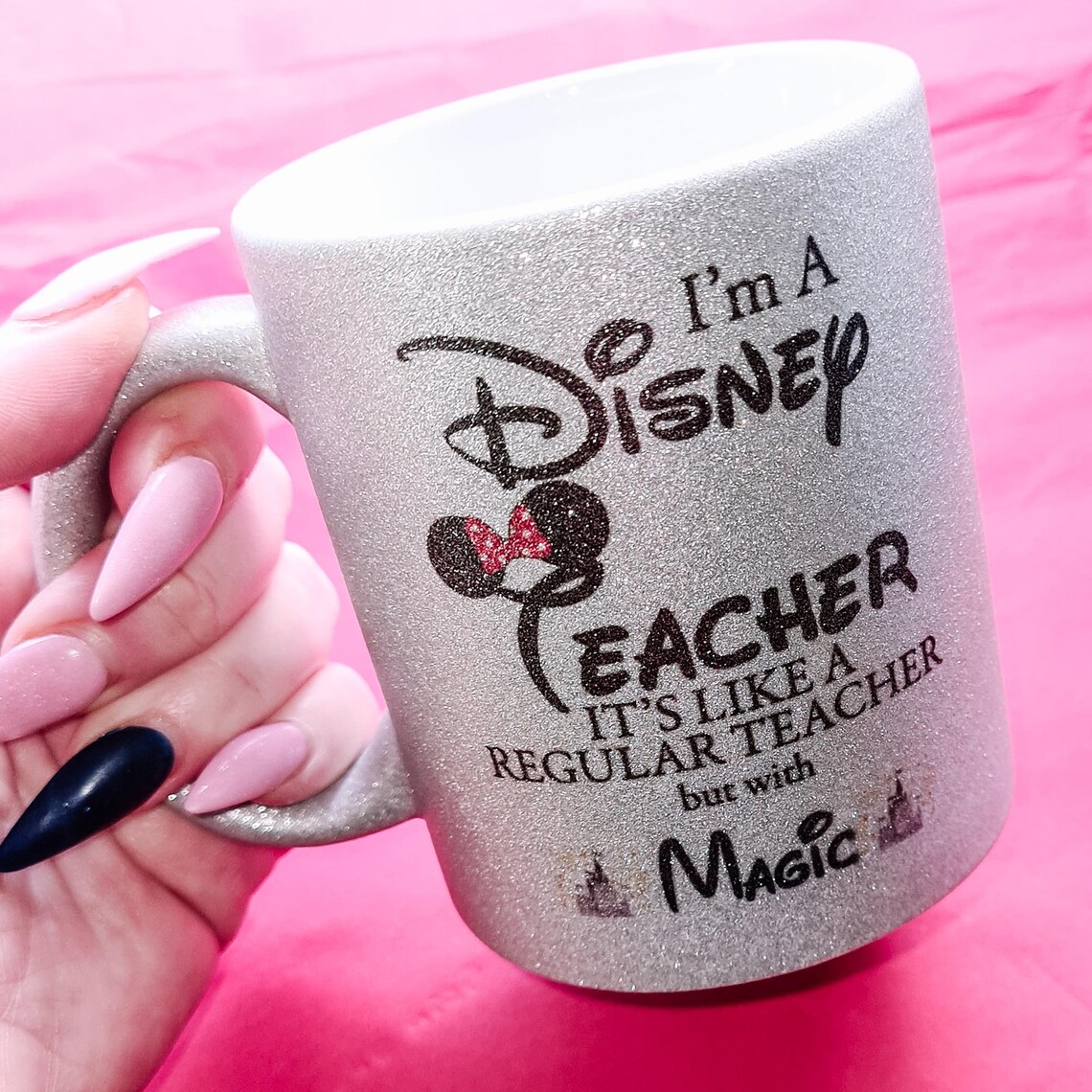 Disney Teacher Mug End of School Term Gift Teacher Gift Etsy