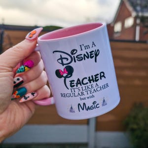 Disney Teacher Mug - End of School Term Gift - Teacher Gift image 12