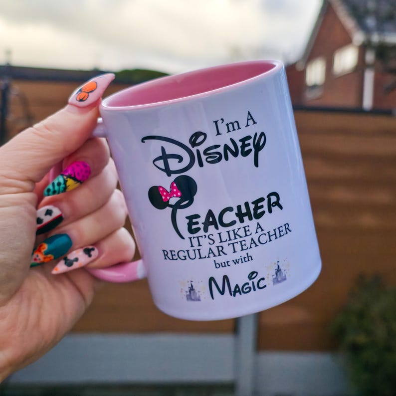 Disney Teacher Mug - End of School Term Gift - Teacher Gift image 12