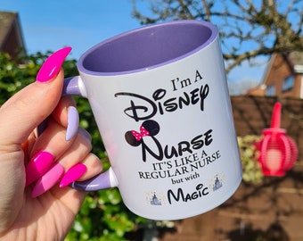 Disney Nurse Mug - Gift for Keyworkers - Mug For Nurse - NHS Mug - Nurse Gift