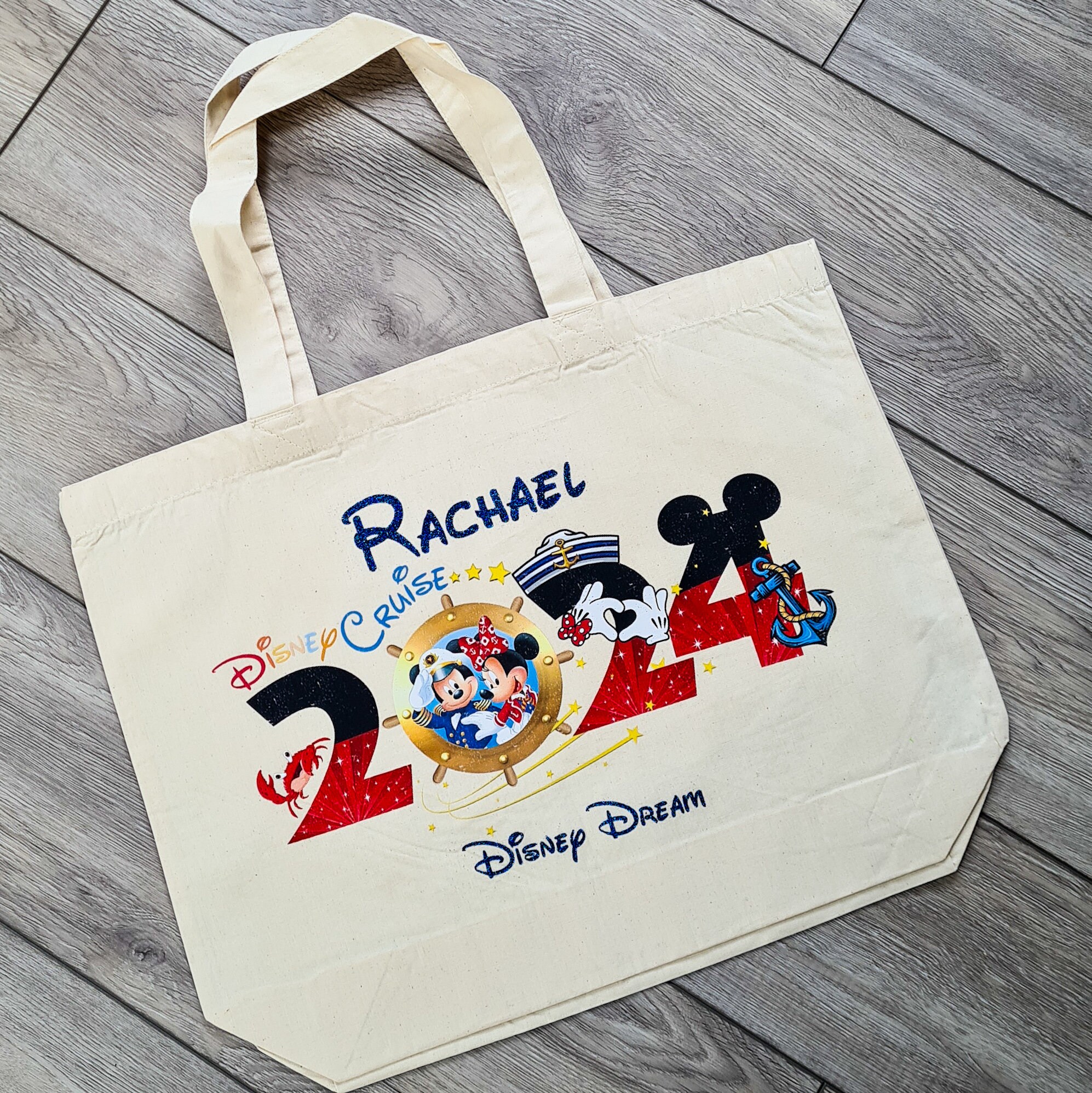 Disney Cruise Line Tote Bag for Family Trip 2026, Disney Dream UK