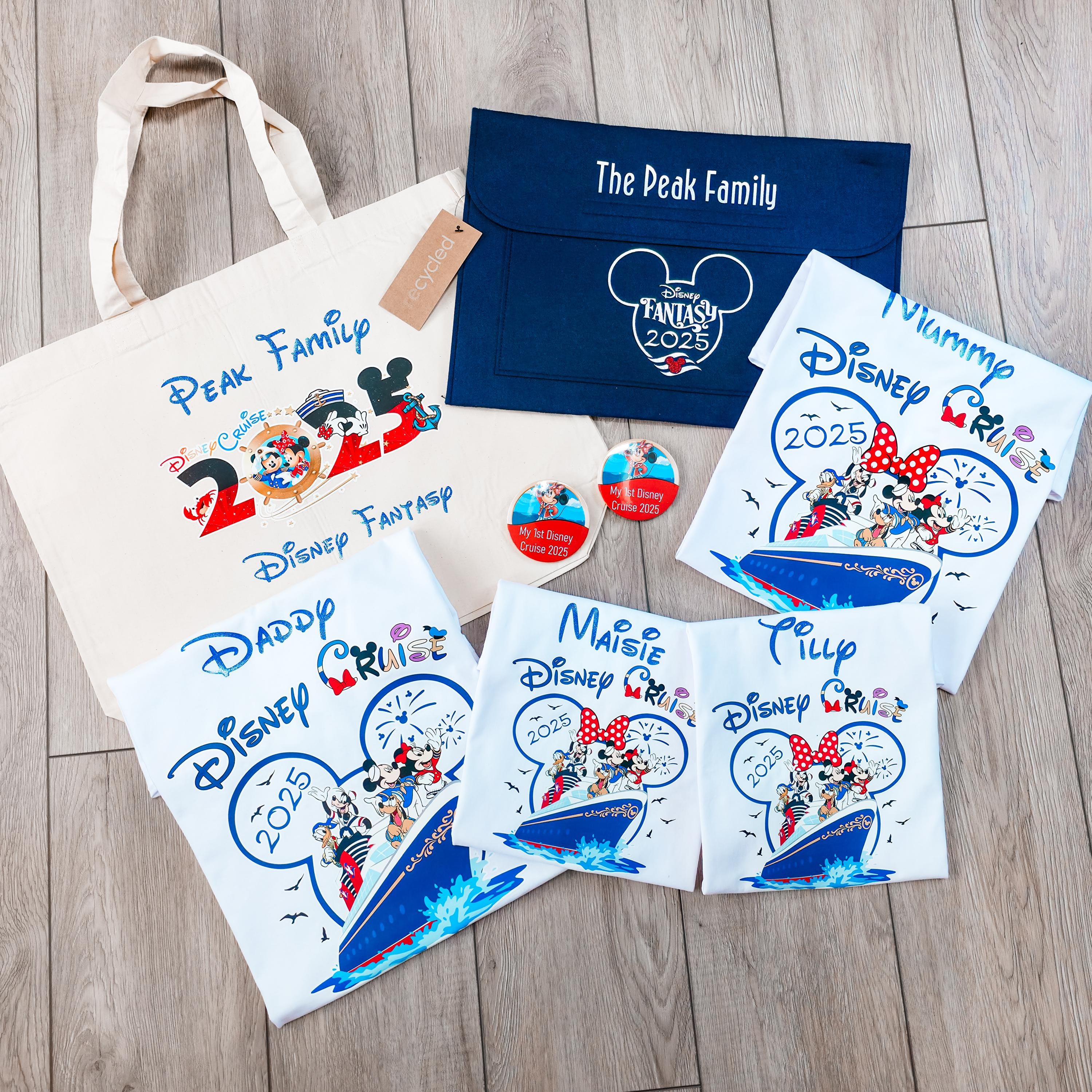 ディズニークルーズ Disney Cruise Line ミッキー トートバッグ Disney Cruise Line Tote Bag for Family Trip 2026, Disney Dream UK
