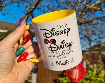 Personalised Name Disney Mug - Perfect Birthday Gift - Christmas Mug - Bridesmaid Gift - Flower Girl Gift