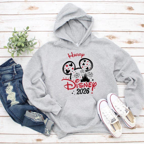 Matching Hoodies for Disney Family Trip in 2026, Mickey a and