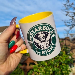 Tinkerbell Mug - Disney Coffee Mug - Disney Fairy Mug - Peter Pan Mug