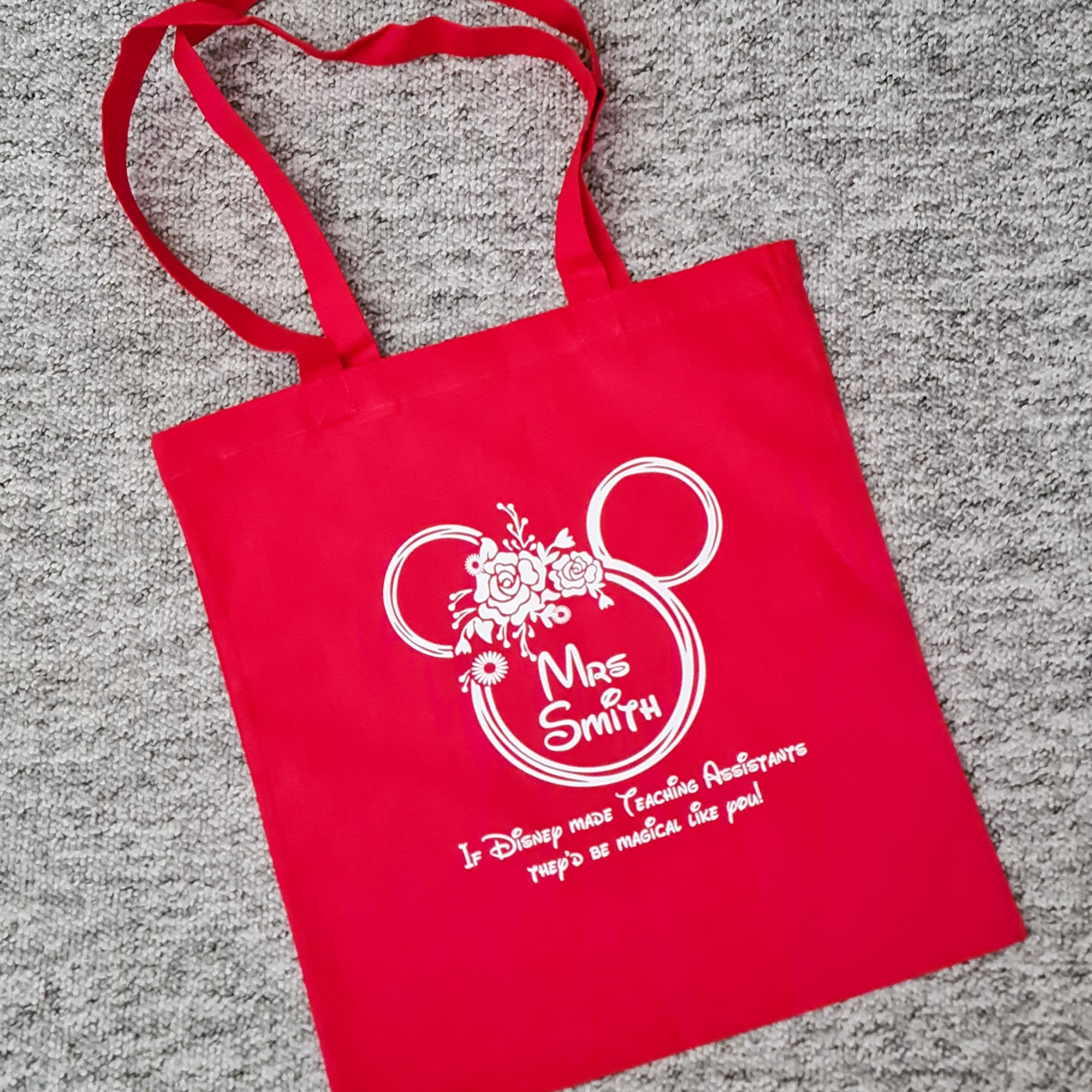 Mickey Mouse Bag Disney Tote Bag Disney Holiday Bag Etsy UK