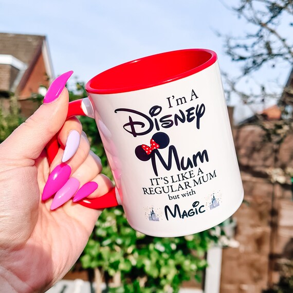 Disney Mum Mug - Mickey Mouse Mug - Minnie Mouse Mug - Valentines Day Mug for Mum - Mothers Day Mug