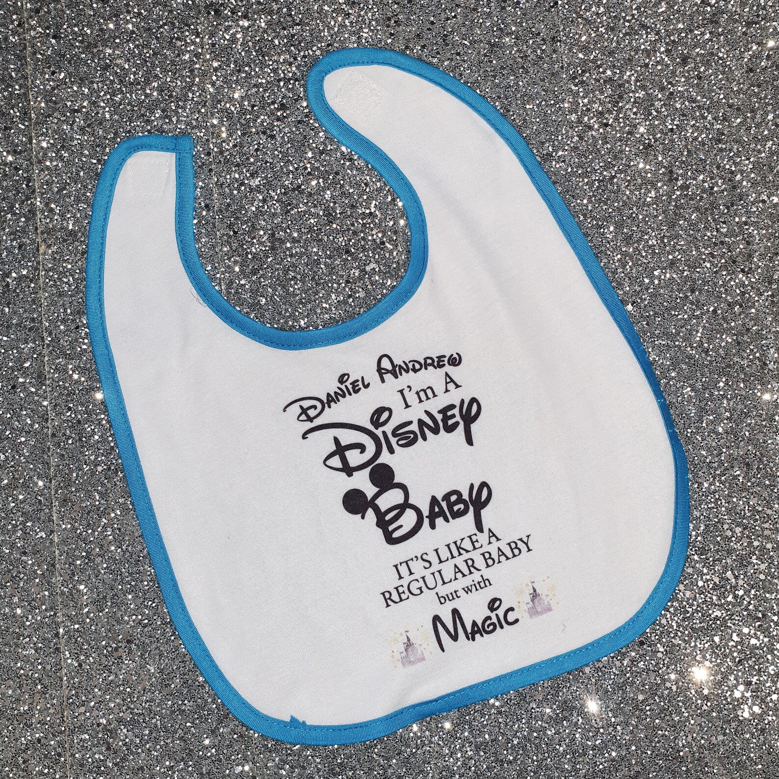 Personalised Disney Baby Bib Baby Shower Gift for Etsy