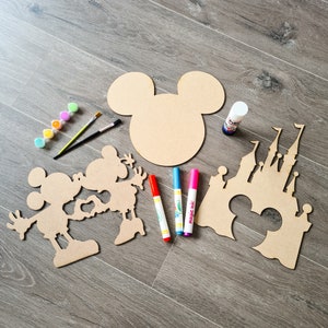 Disney MDF Craft Shapes - Crafting Shapes to Decorate