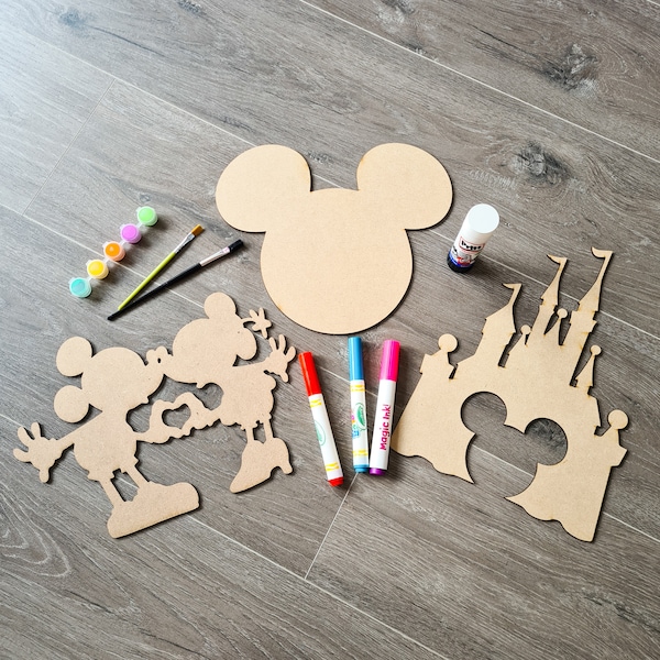 Disney MDF Craft Shapes - Crafting Shapes to Decorate