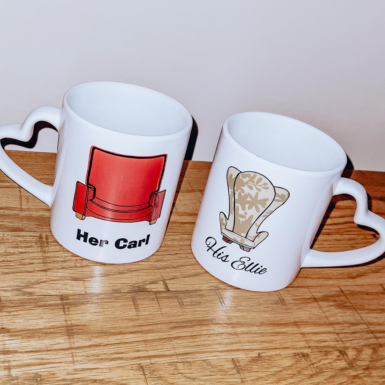 Disney Mug Set Disney Up Mug Set Carl and Ellie Mugs Etsy
