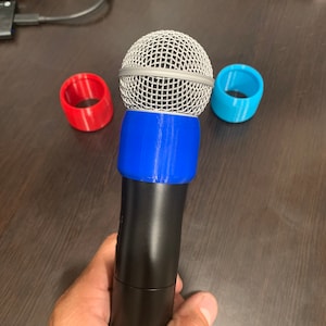 Microphone Color Collars - Set of 8 Colors - Shure QLXD2/SM58, B58