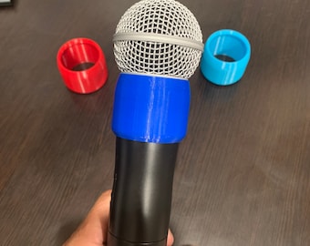 Microphone Color Collars - Set of 8 Colors - Shure QLXD2/SM58, B58