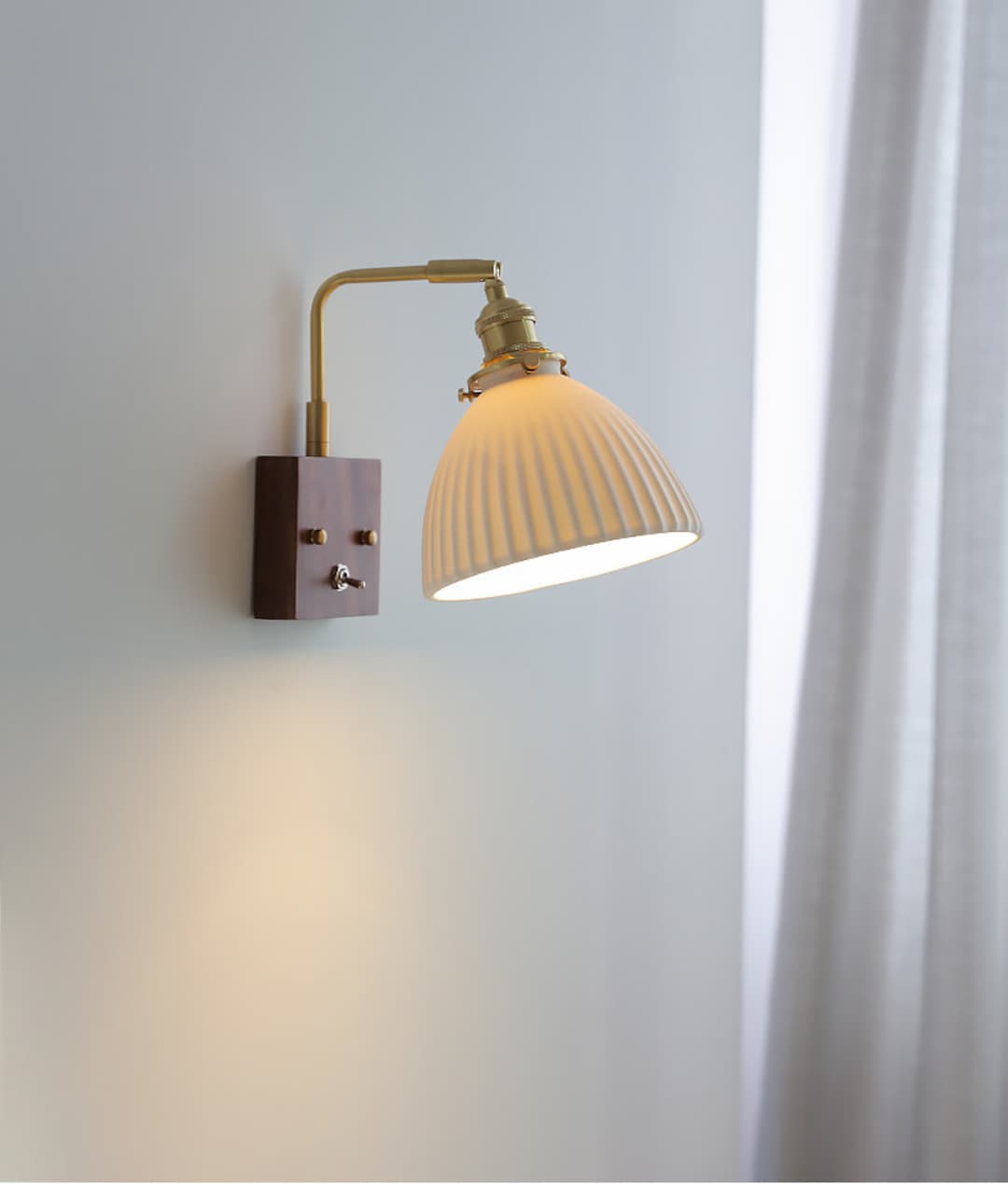 Wall Sconce Art Deco Lamp Plug in Sconce Light Bedside Etsy