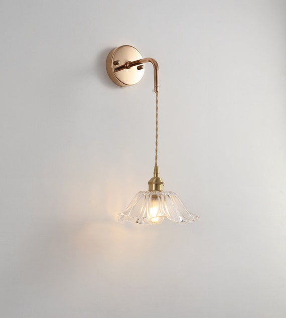 Caroline Me Generator Glazen wandlamp lamp schans armatuur modern licht industrieel - Etsy België