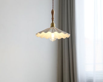 Fluted White Ceramic Pendant Light Plug In Shade Brass Ceiling Light Fixture Lighting Pendant Lamp Chandelier Modern Lighting Flush Mount
