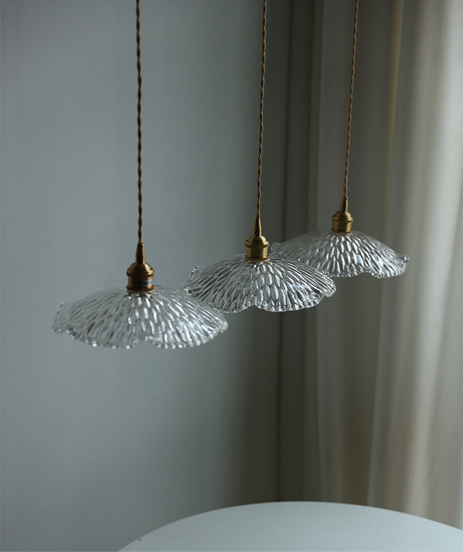 Glass Pendant Light Ceiling Light Plug in Pendant Lighting Etsy