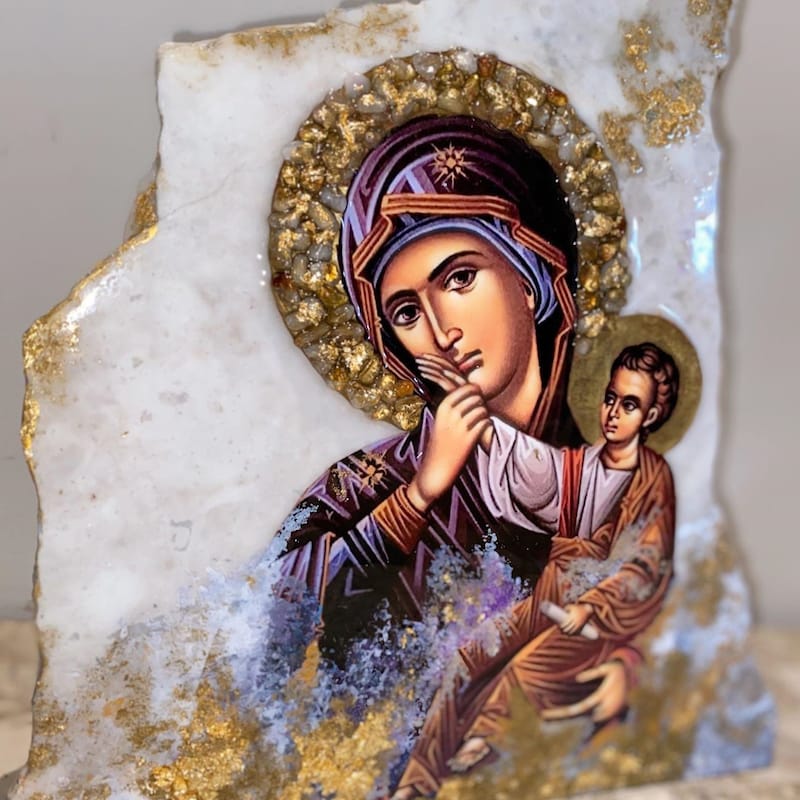Religious Icons Marble - Etsy