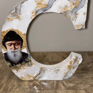 San Charbel lettera arte icona religiosa costume cattolico cristiano ortodosso battesimo matrimonio comunione regalo di compleanno