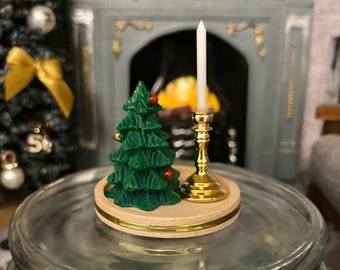 Maison de poupée miniature LOT DE 3 guirlande de Noël porte suspendue décoration murale 1:12 maison de poupée sapin de Noël festif