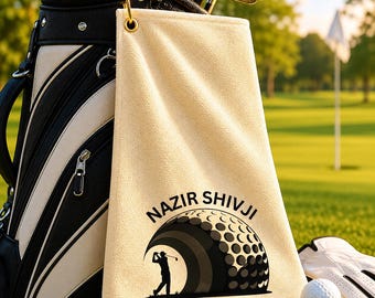 Personalized Golf Towel with hook