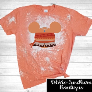 Moana Mickey Ears Bleached Shirt