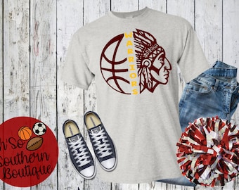 Split Warriors Basketball Team Shirt