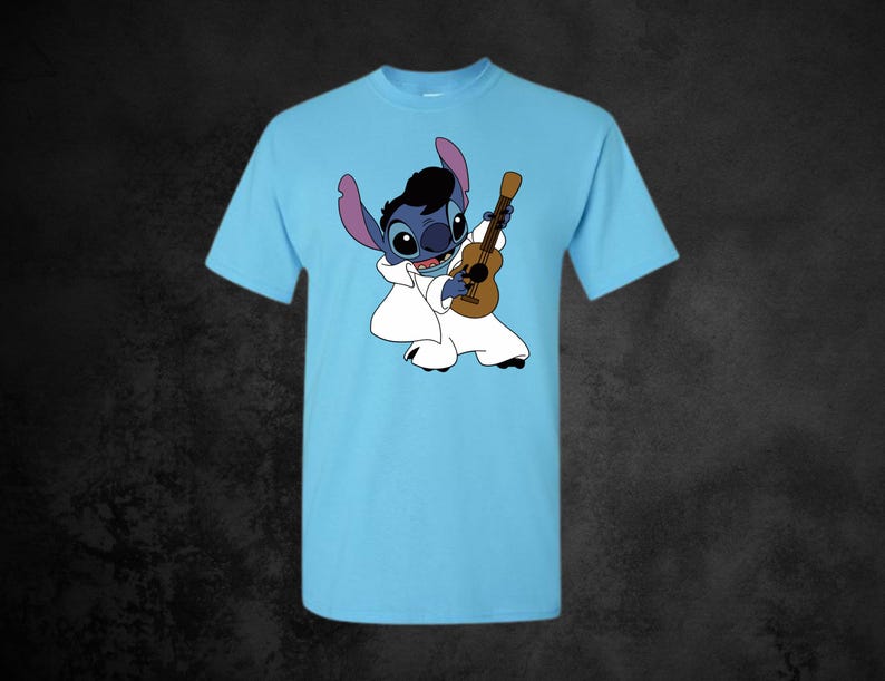 Elvis Stitch Shirt, Stitch Graphic Tee, Lilo and Stitch Shirt, Disney Trip T-Shirt Bild 4