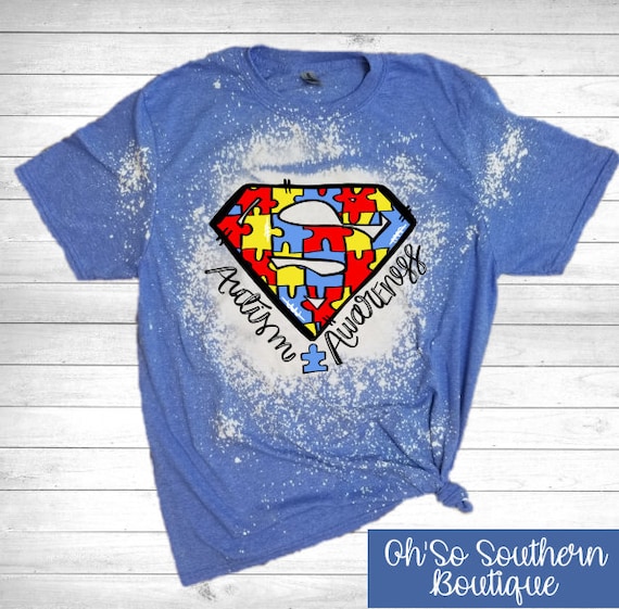 Autism Awareness Superhero T-Shirt Autism Awareness Superhero T-Shirt