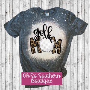 Golf Mom Bleached Shirt