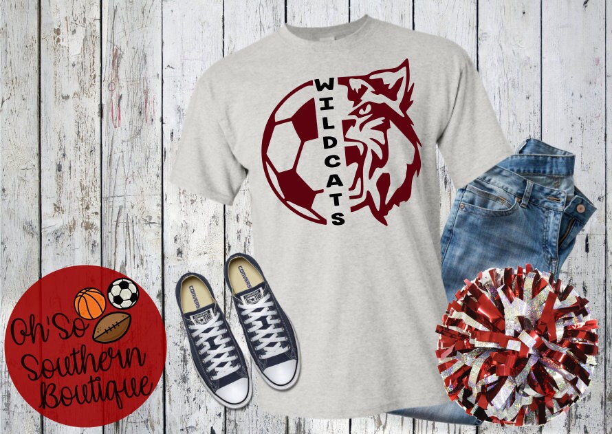 Split Wildcat Soccer Shirt