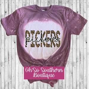 Leopard Pickers Overlay Bleached Shirt