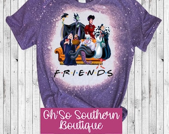 Disney Villains Friends Couch Shirt, Disney Villains Graphic Tee, Disney Trip T-Shirt, Friends Couch Shirt