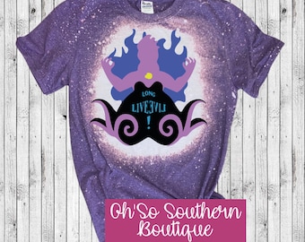 Ursula Long Live Evil Bleached Shirt