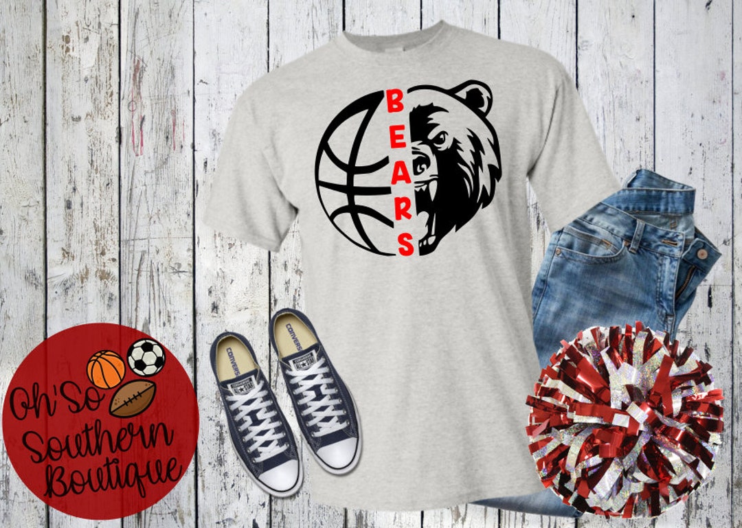 Split Bears Basketball Shirt