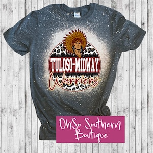 Leopard Circle TM Warriors Bleached Shirt