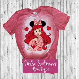 Ariel Hearts  Mickey Ears Shirt