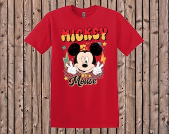 Mickey Mouse shirt, Disney tee, vintage Mickey tee, cartoon shirt, Disney gift, Mickey graphic tee, Disney fan shirt