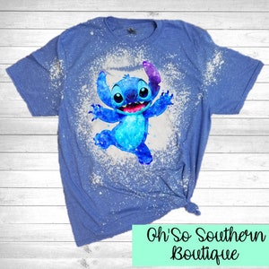 Water Color Stitch Shirt, Stitch Graphic Tee, Disney Trip Shirt, Lilo and Stitch T-Shirt