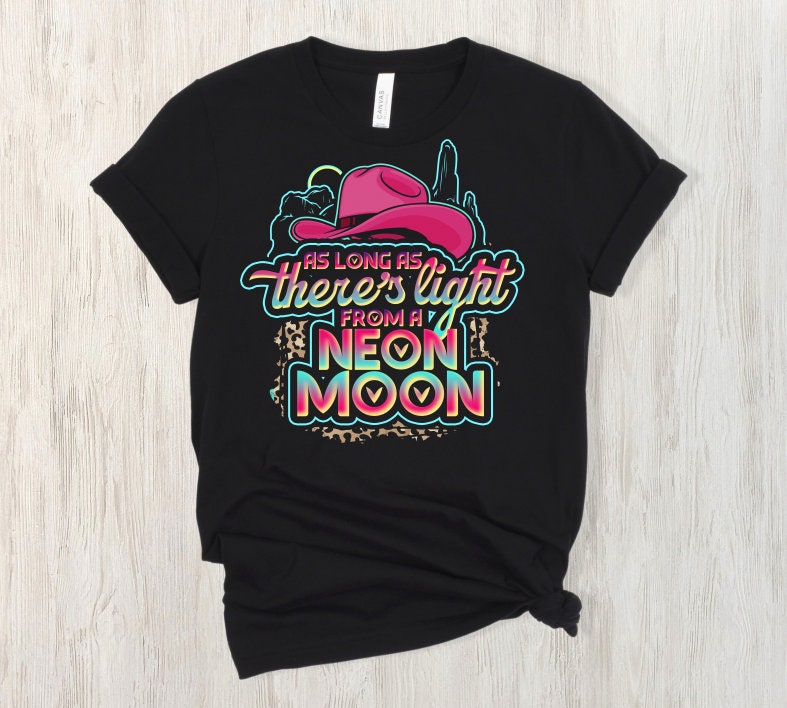 Neon Moon Shirt - Etsy