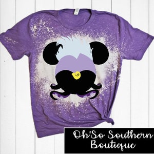 Ursula Mickey ears bleached shirt
