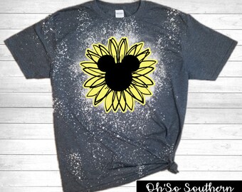 Mickey Sunflower Bleached Shirt