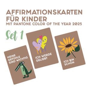 16 Affirmationskarten für Kinder zum Downloaden und selber drucken. Hilft Kindern beim Stärken des Selbstwerts und Selbstbewusstsein.