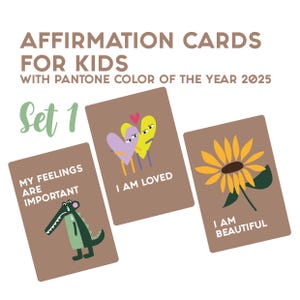 16 tarjetas de afirmación para que los niños las descarguen e impriman. Ayudan a los niños a desarrollar la autoestima y la confianza.