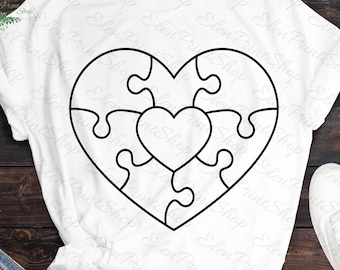 Free Free Heart Jigsaw Svg 922 SVG PNG EPS DXF File