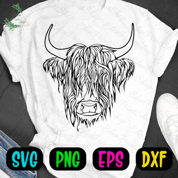 Free Free 59 Silhouette Highland Cow Svg SVG PNG EPS DXF File
