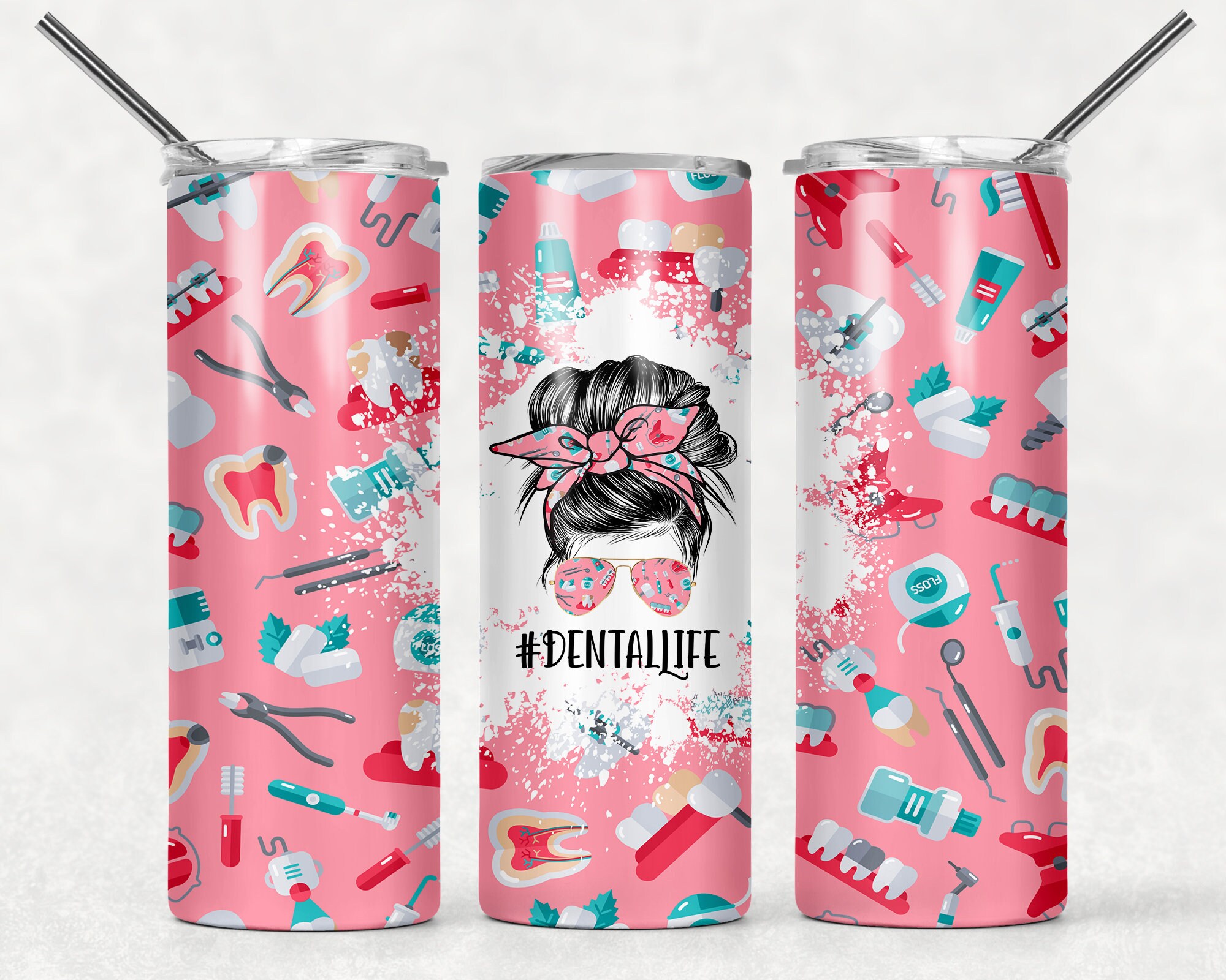 Dental Life Tumbler dentallife Tumbler Dental Tech Tumbler Etsy UK