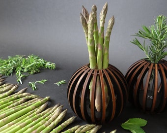 Rustic wood bowl - Small wooden bowl - Kitchen organizer - AVARITIA S14