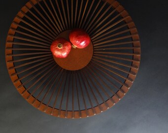 Wooden fruit bowl - Handmade wooden bowl - Scandinavian plate - SUPERBIA S60