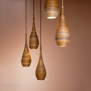 Scandinavian Curved Wooden Lamp Fixture | LUXURIA L12